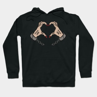 Love and hands Hoodie